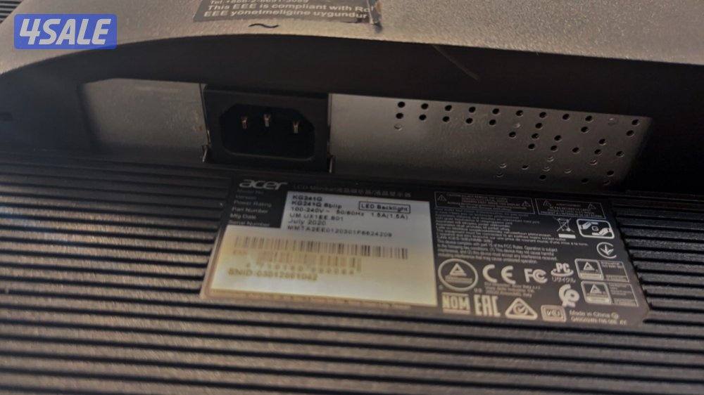 Acer KG241Q Gaming Monitor – 165Hz3