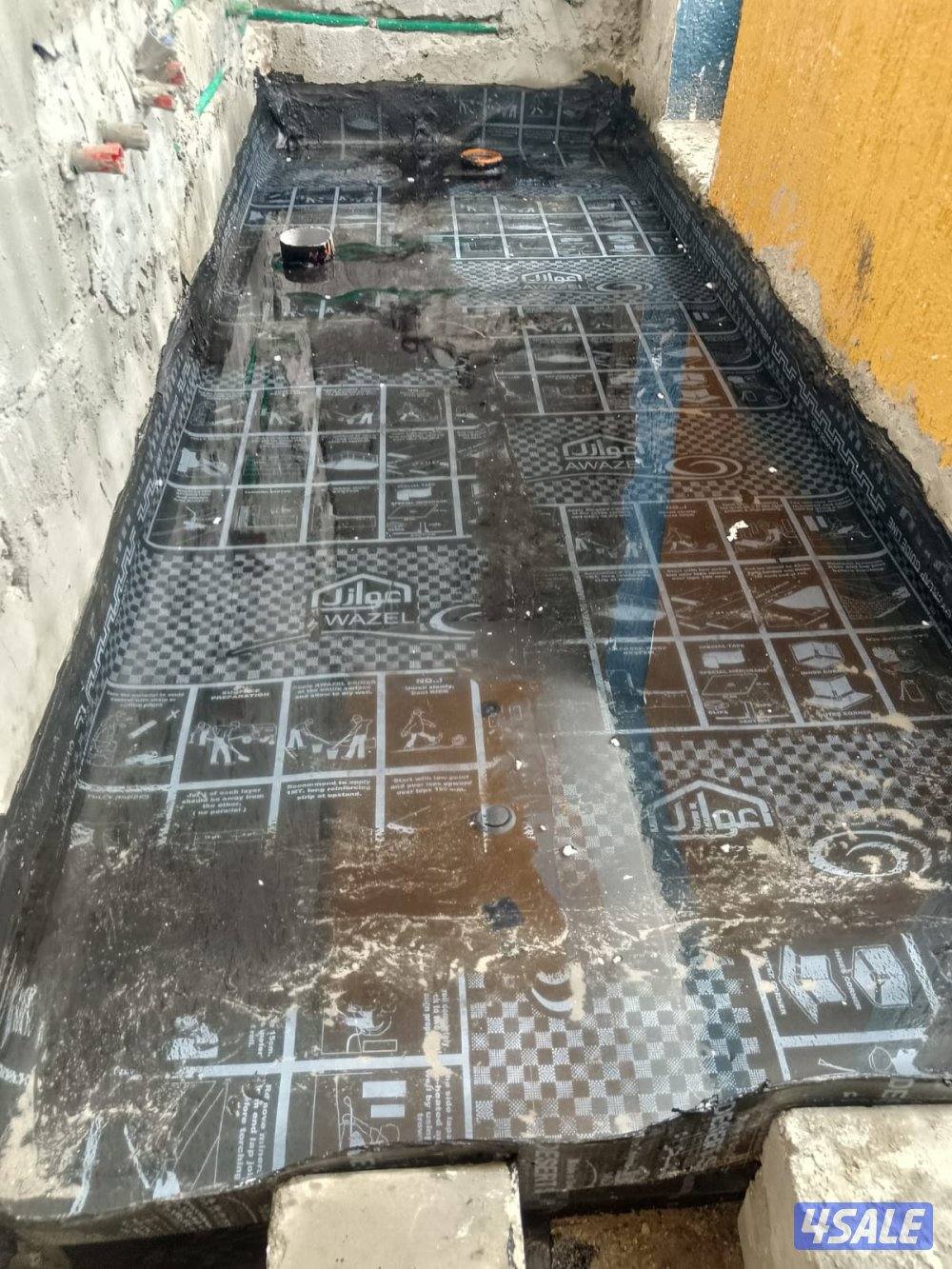 عازل اسطح وحمامات ومطابخ عازل جيتاروف ونظافه السطح وحمايه مواد خصوصيه2