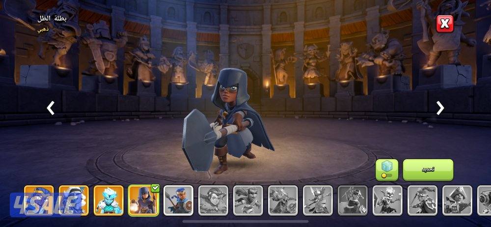 حساب كلاش اوف كلانس تاون 18 ماكس14