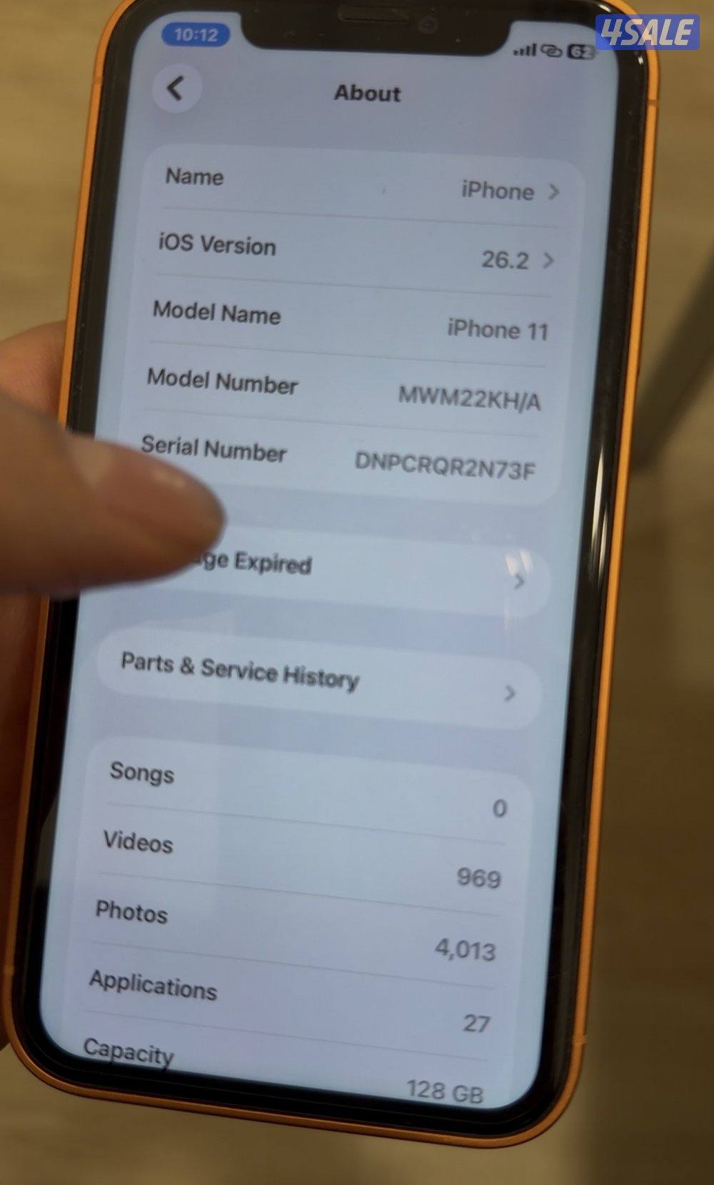 اقرأ الاعلان قبل الاتصال ، ايفون 11 128 غيغا محول 17برو1