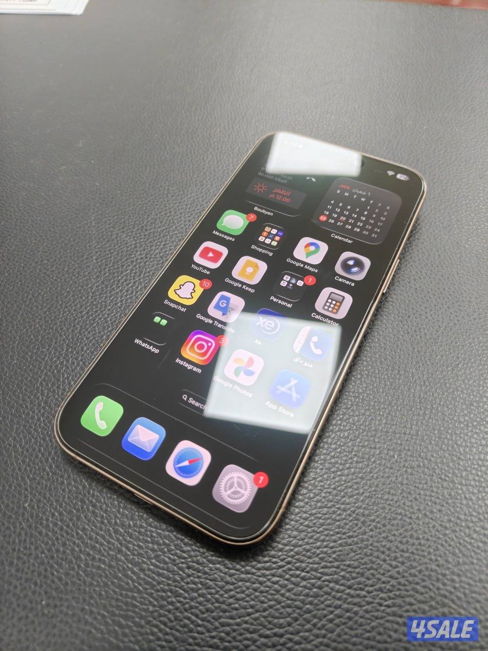 آيفون 16 برو ماكس بطارية 100٪ صحراوي1