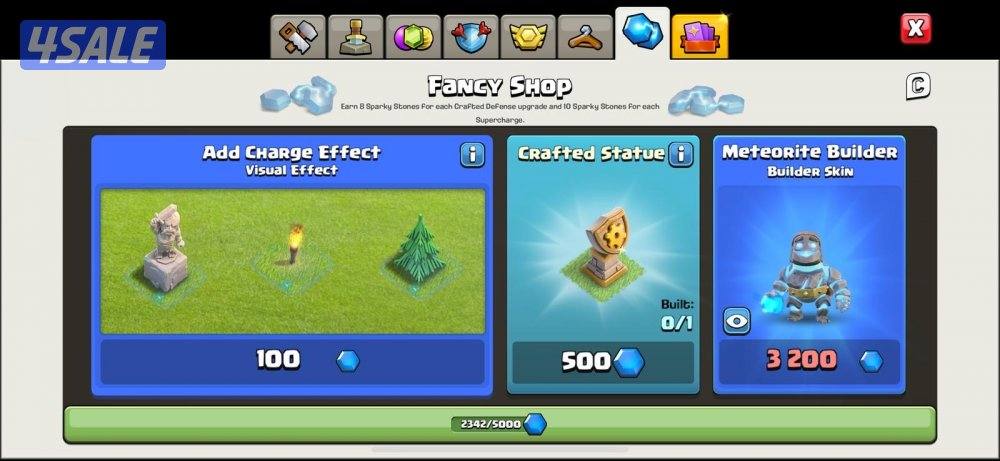 للبيع حساب كلاش اوف كلانس حساب شخصية بيعه سريعه5