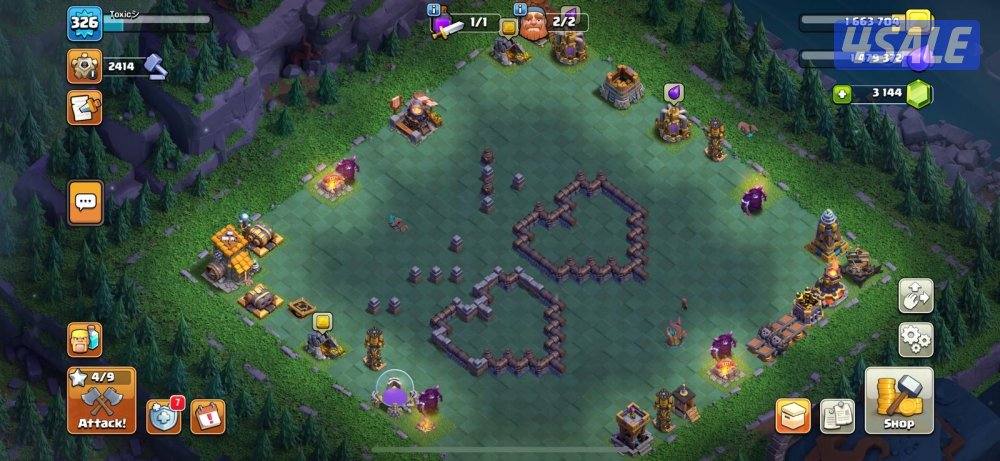 للبيع حساب كلاش اوف كلانس حساب شخصية بيعه سريعه7