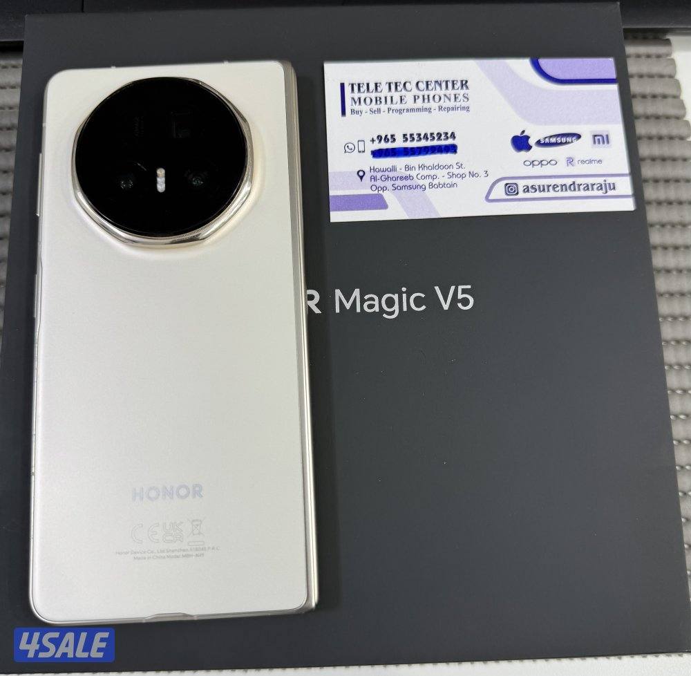 Honor Magic V5 5G 512GB+16GB RAM   White Used.0