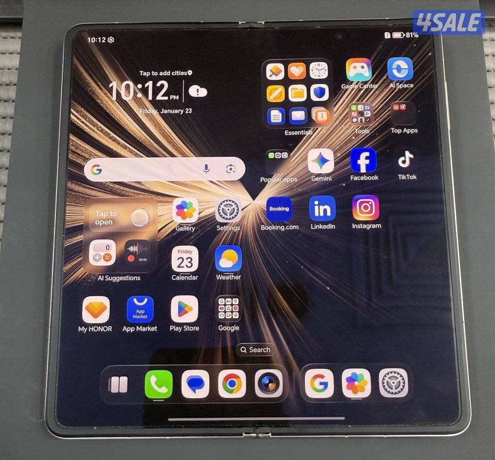 Honor Magic V5 5G 512GB+16GB RAM   White Used.5