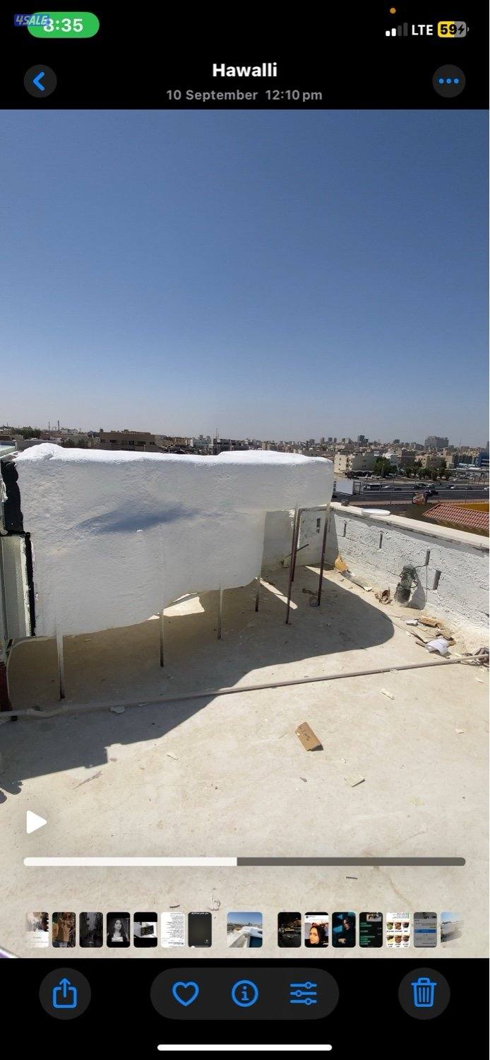 عازل امريكي ( الرش الامريكي فووم) عازل ميه وصوت وحراه6