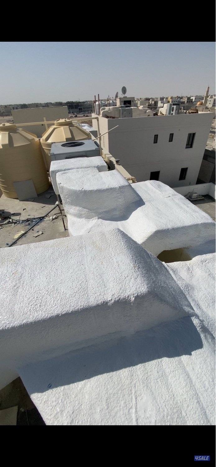 عازل امريكي ( الرش الامريكي فووم) عازل ميه وصوت وحراه7