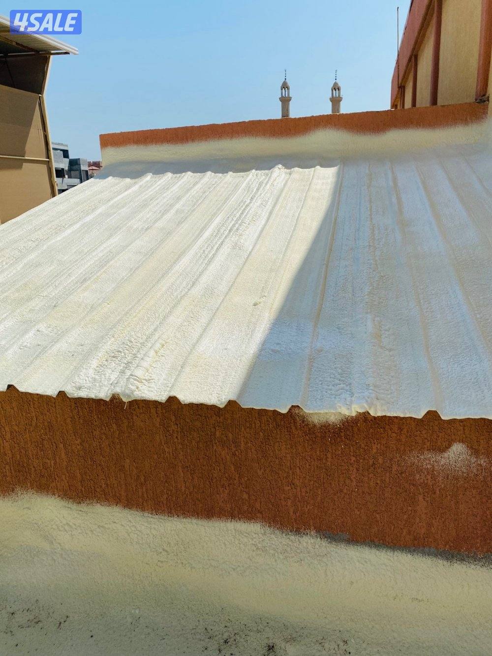 عازل امريكي ( الرش الامريكي فووم) عازل ميه وصوت وحراه11