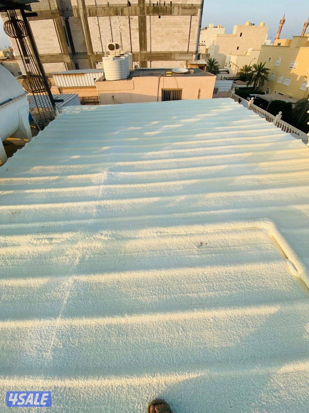 عازل امريكي ( الرش الامريكي فووم) عازل ميه وصوت وحراه13