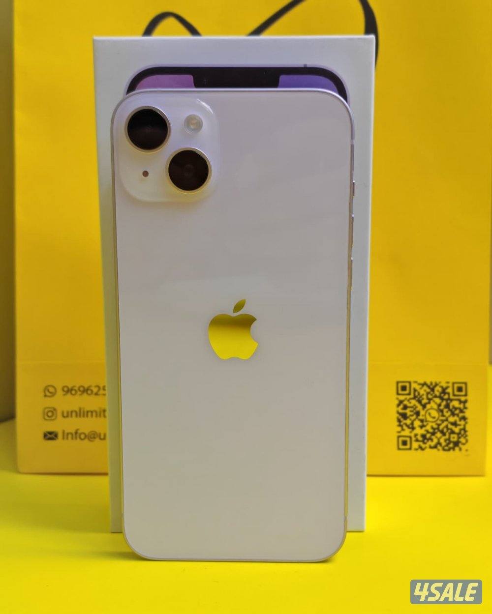 ايفون 14 بلس – 128 جيجا – بنفسجي iPhone 14 Plus 128GB Purple – Battery4