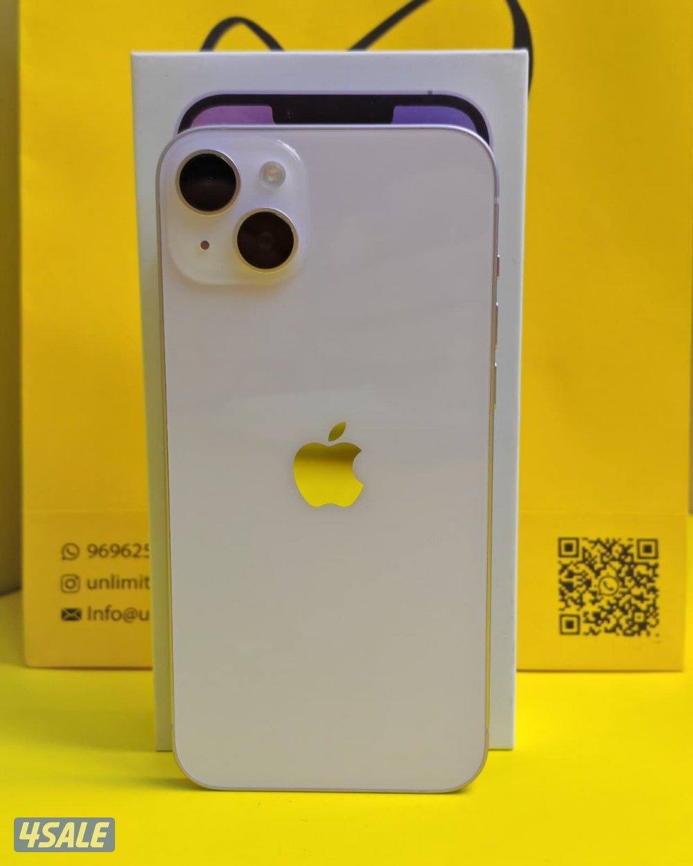 ايفون 14 بلس – 128 جيجا – 84% iPhone 14 Plus 128GB Purple – Battery5