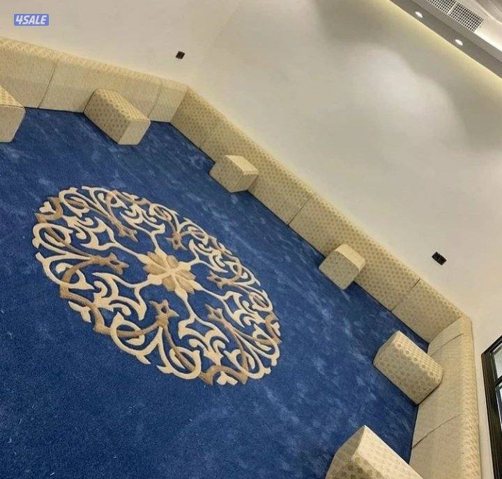 سجاد تركي قص مساند بغلي وسعودي نكشات حفر يدوي باركيه بلجيكي ثيل صناعي15