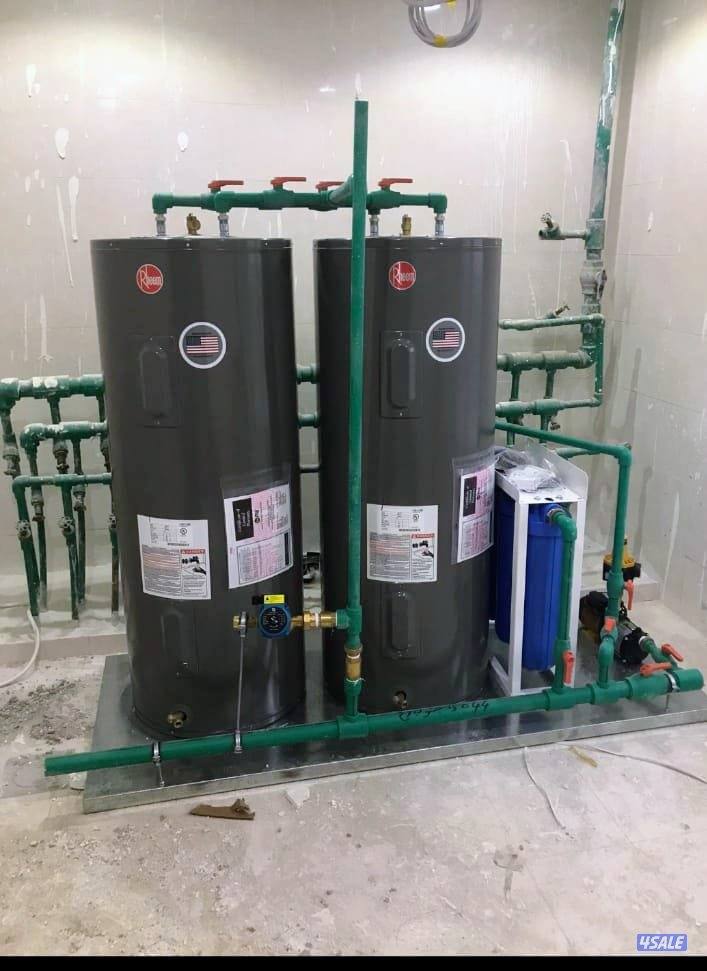 سخانات مركزية وصيانتها وخزانات مياه وصيانتها3