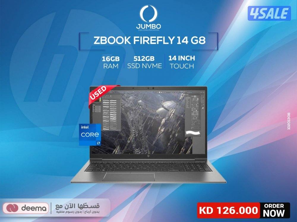 قسط لابتوبك موديل اتش بي زد بوك فايرفلاي 14 G80