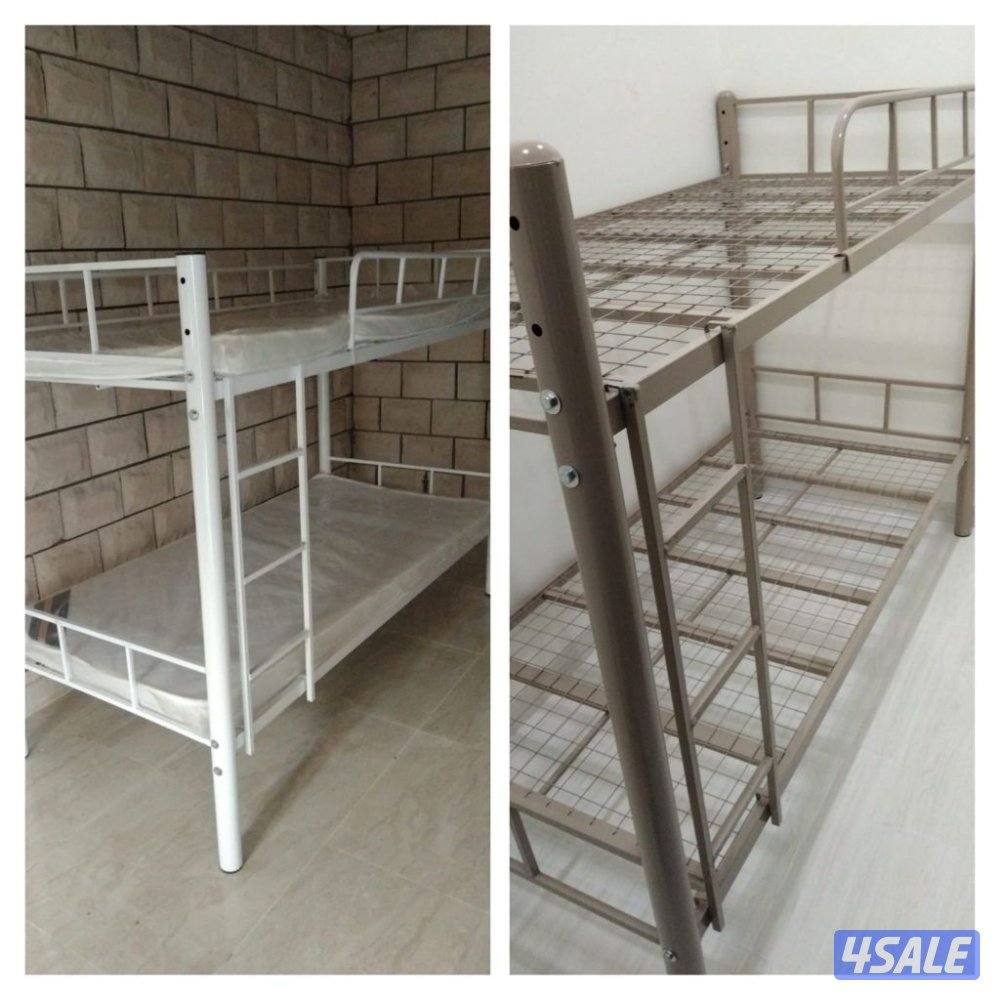 سرير حديد ومرتبه طبيه وبطانيه ومخده والملايات1