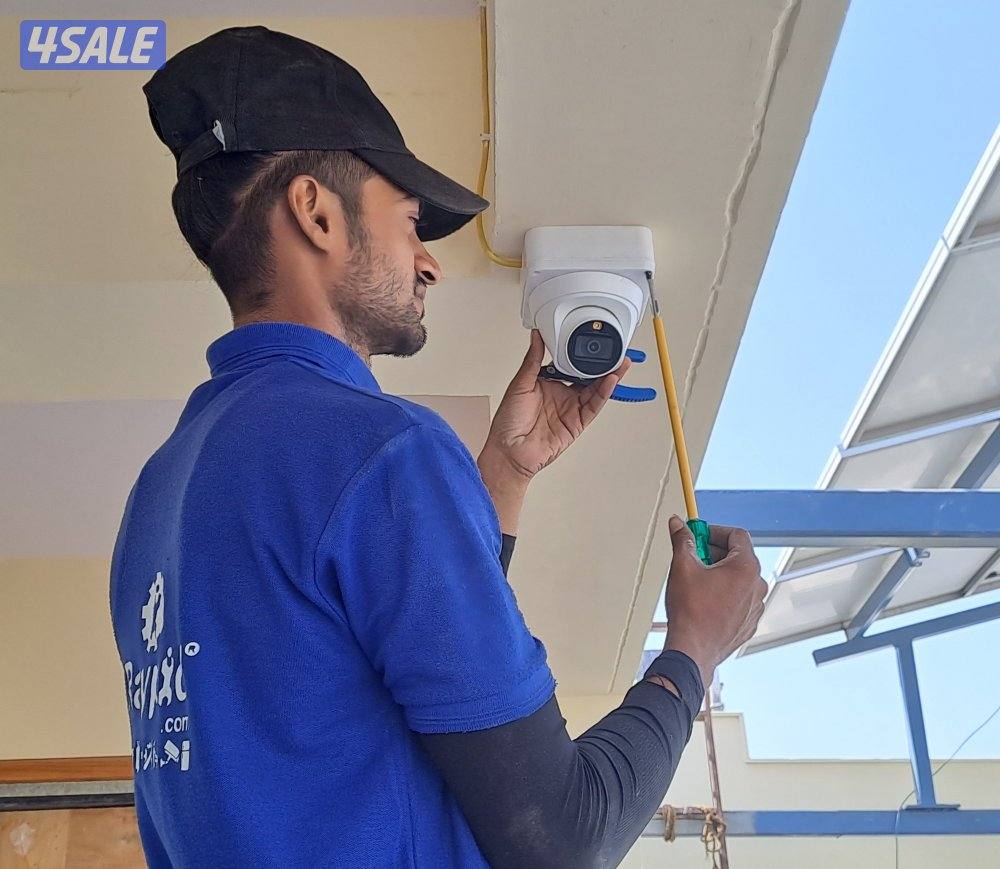 فني تركيب احدث كاميرات مراقبة علية الجوده تركيب انتركم1