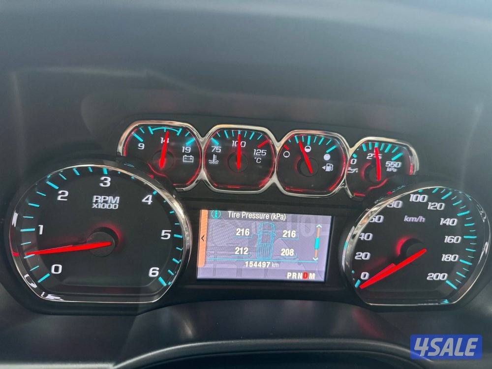 وانيت سلفرادو LT مديل 2014 ماشي 154 سيرفس وكاله نظيف جدا شرط الفحص9