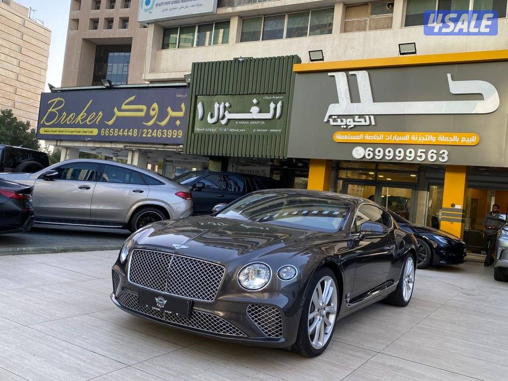 بنتلي كونتنتال GT موديل 2019 عداد 52 الف كيلو فقط سيرفس منتظم شرط فحص0