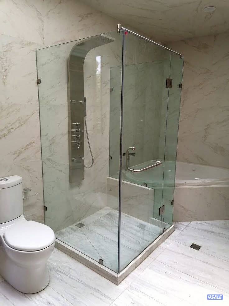 تركيب زجاج ومرايا جميع انواع زجاج شاورت المنيوم واستيل8