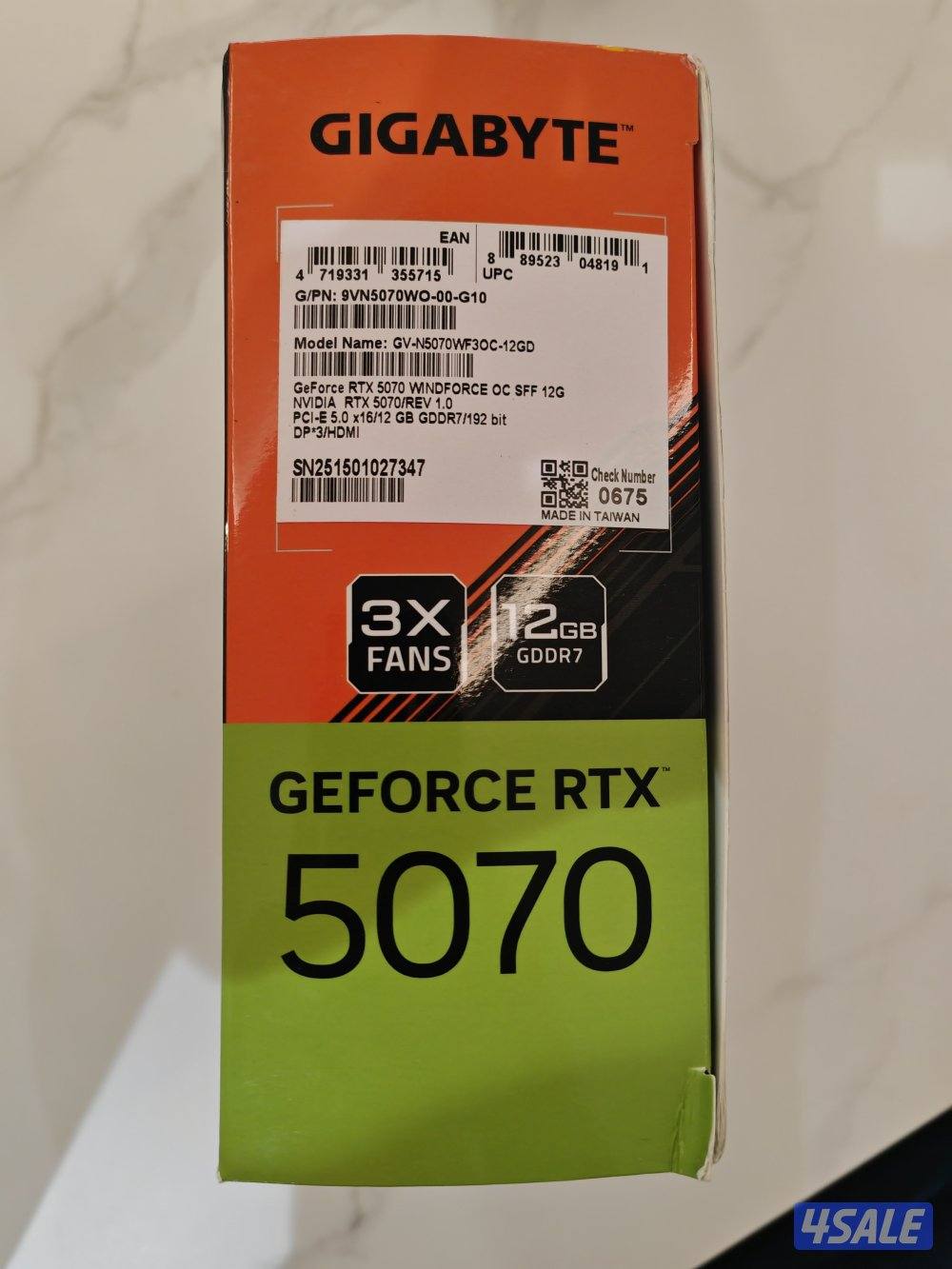 كرت شاشه RTX 50701