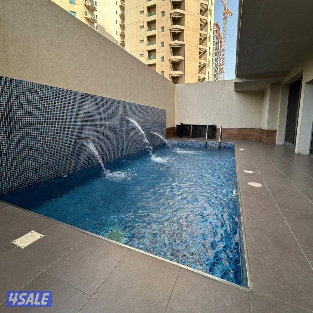 شقة إطلالة بحرية نصف مفروشة للإيجار في السالمية7