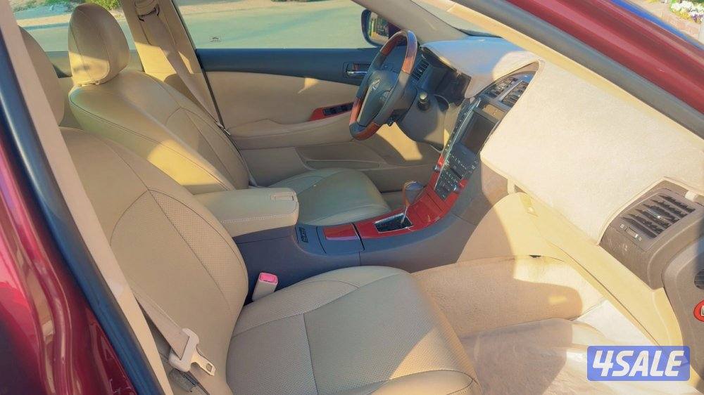 للبيع - لكزس ES 350 موديل 2008 وارد الوكاله  بانوراما فل أبشن .9