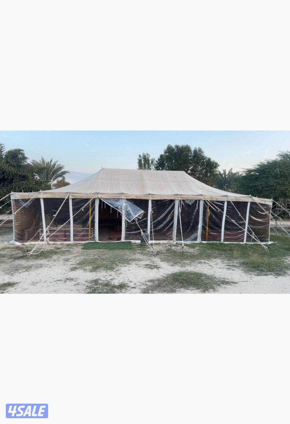 خيمة الصباح ٥/١٠ جملون معاها رواق شفاف توني شاريه و رواقها الاصلي0