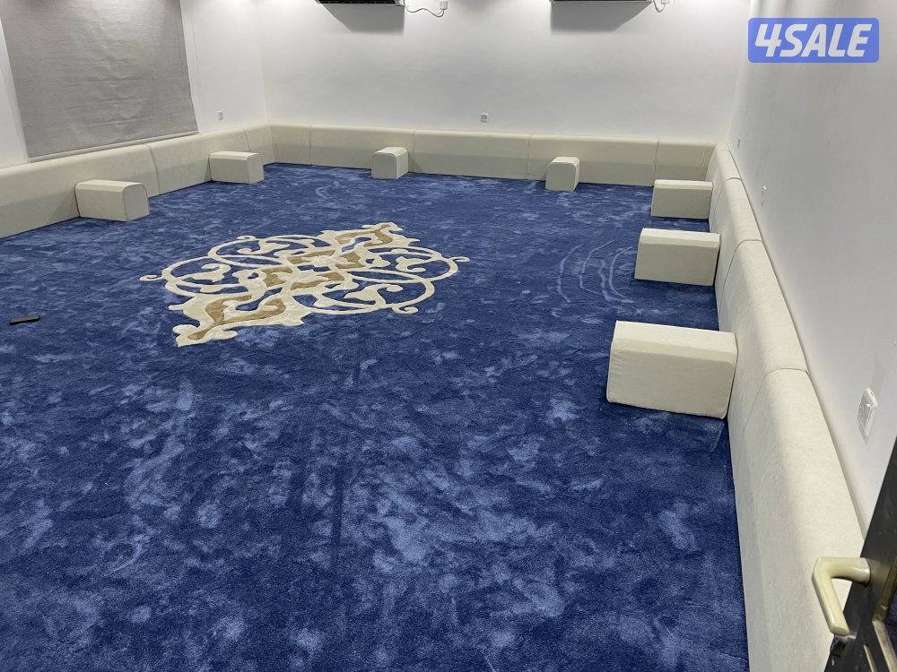 تفصيل وتنجيد مساند وسجاد وتفصيل ستائر وتفصيل ديوانيات3