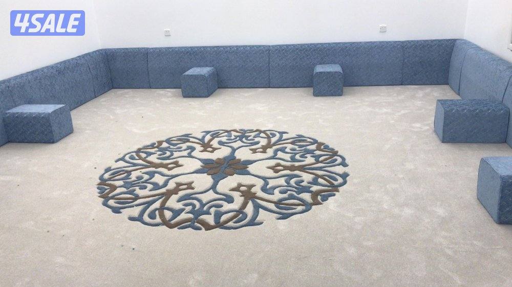 تفصيل وتنجيد مساند وسجاد وتفصيل ستائر وتفصيل ديوانيات8