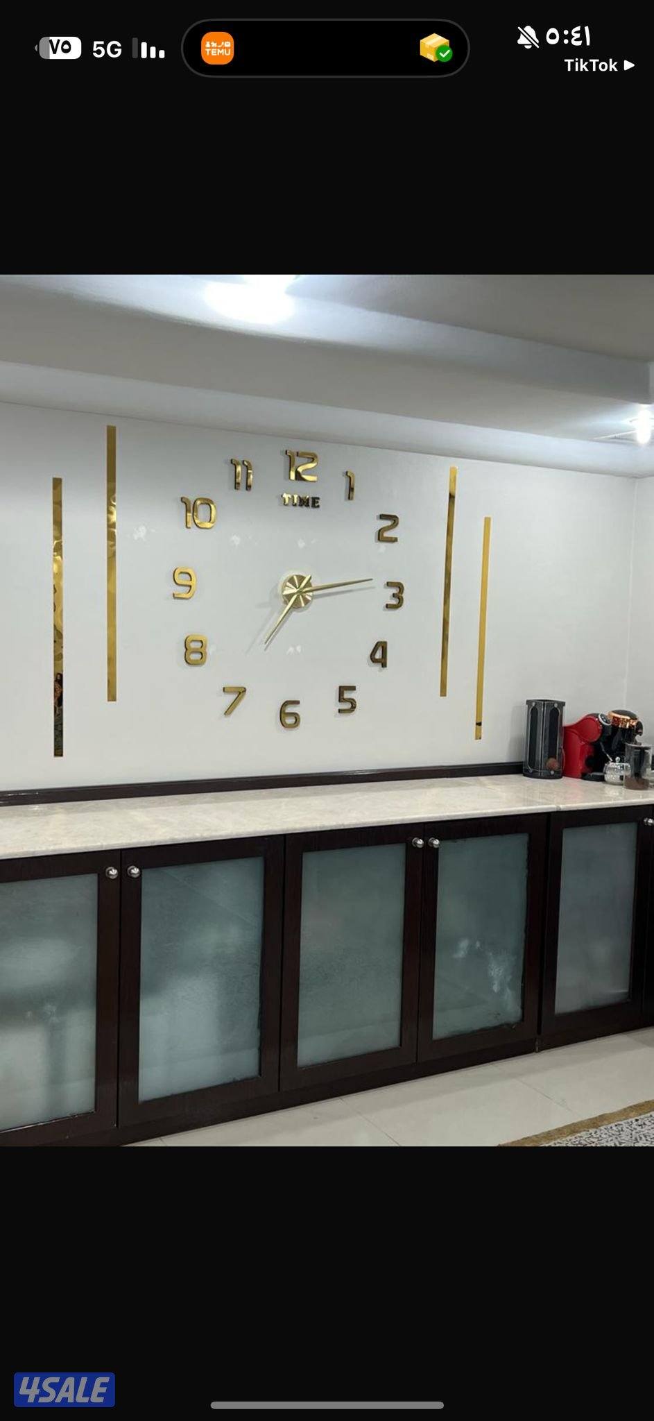 ساعات حائط ثري دي6