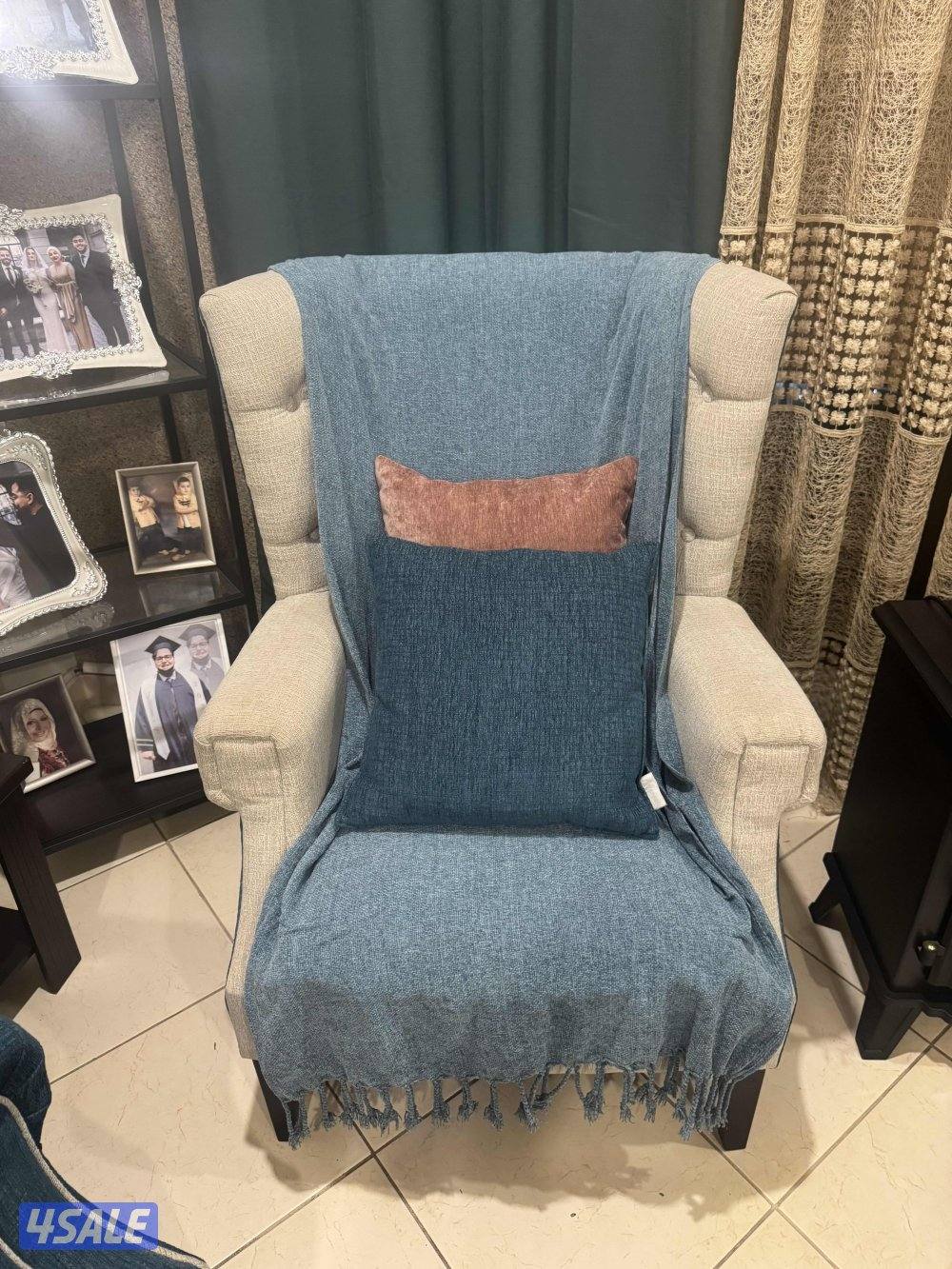 طقم كنب طاوله طعام كرسي استرخاء تلفزيون2