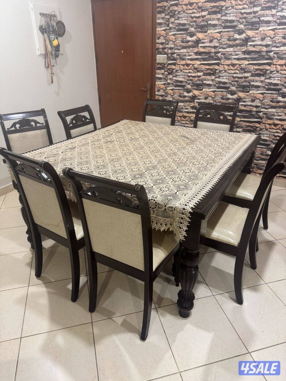 طقم كنب طاوله طعام كرسي استرخاء تلفزيون4