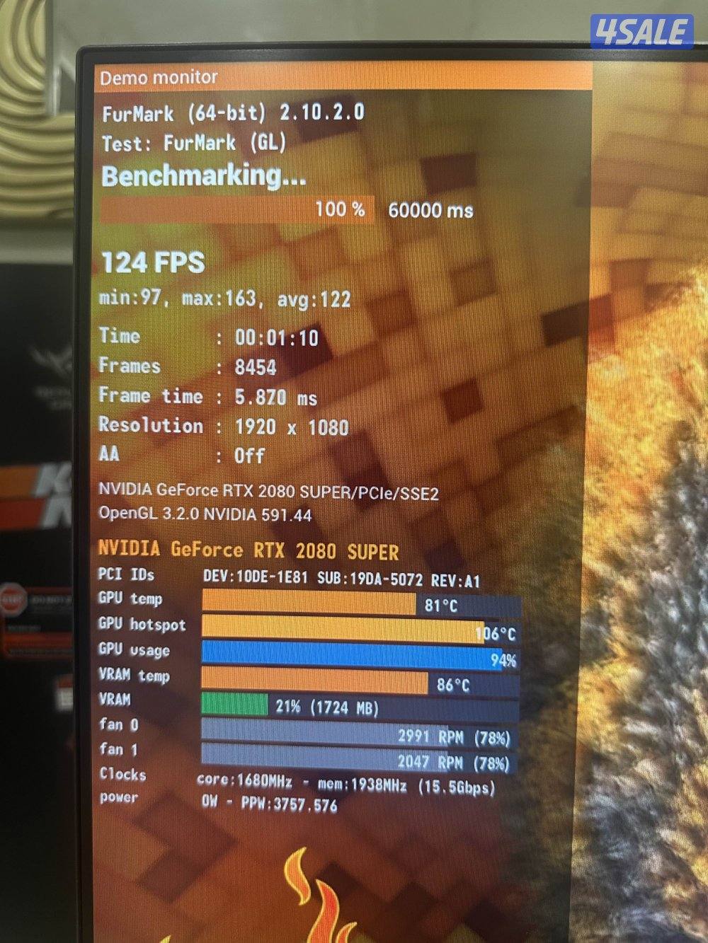 GPU RTX 2080super zotac1