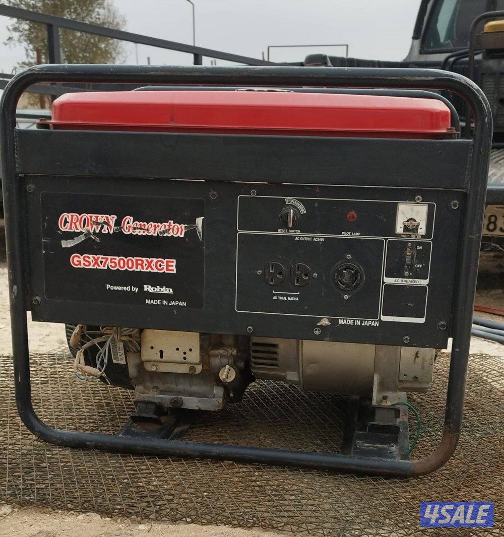 للبيع 3 مواطير روبن الاصلي حجم 7500 بانزين2