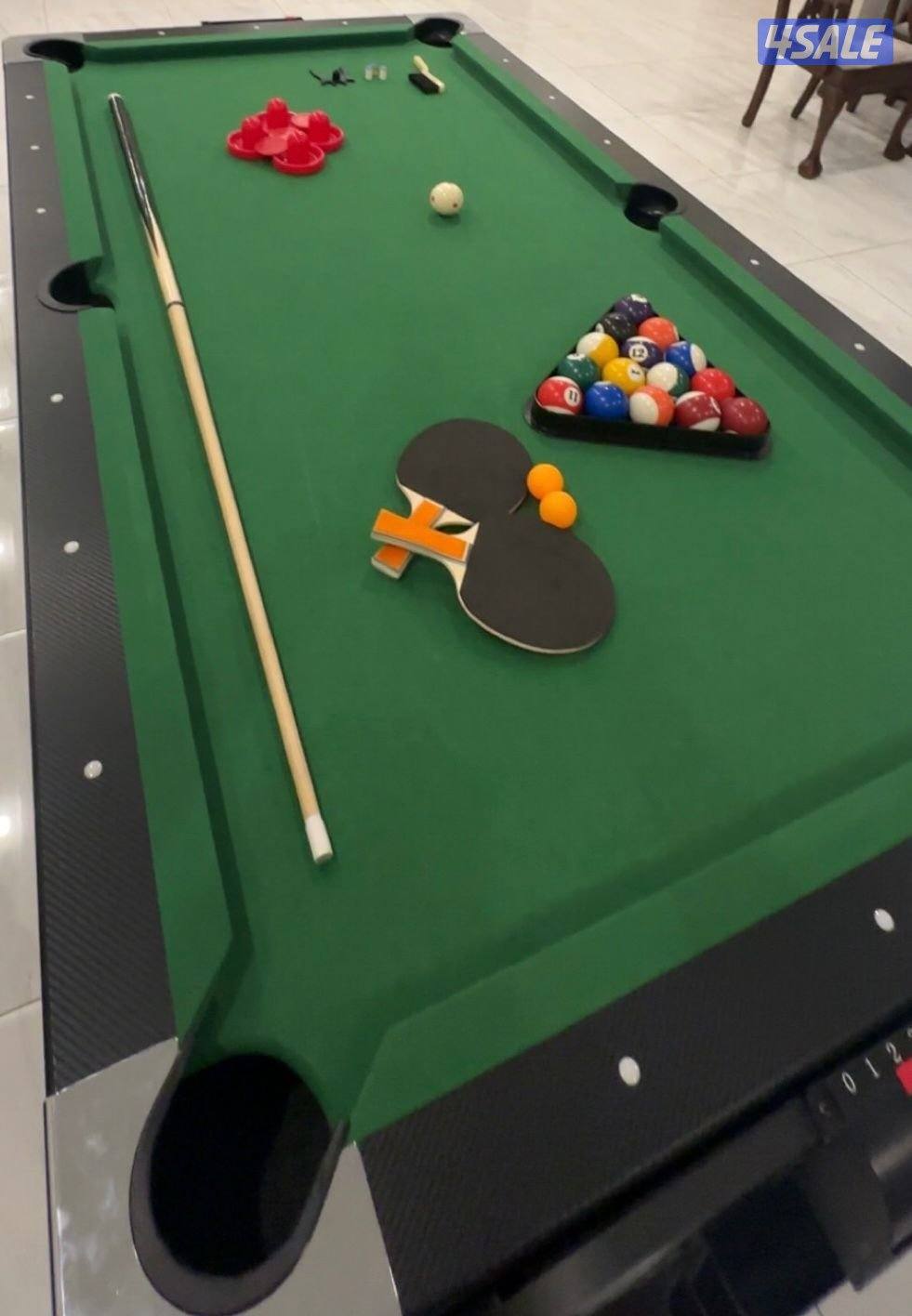 للبيع طاوله تتحول بلياردو وتنس وهوكي0