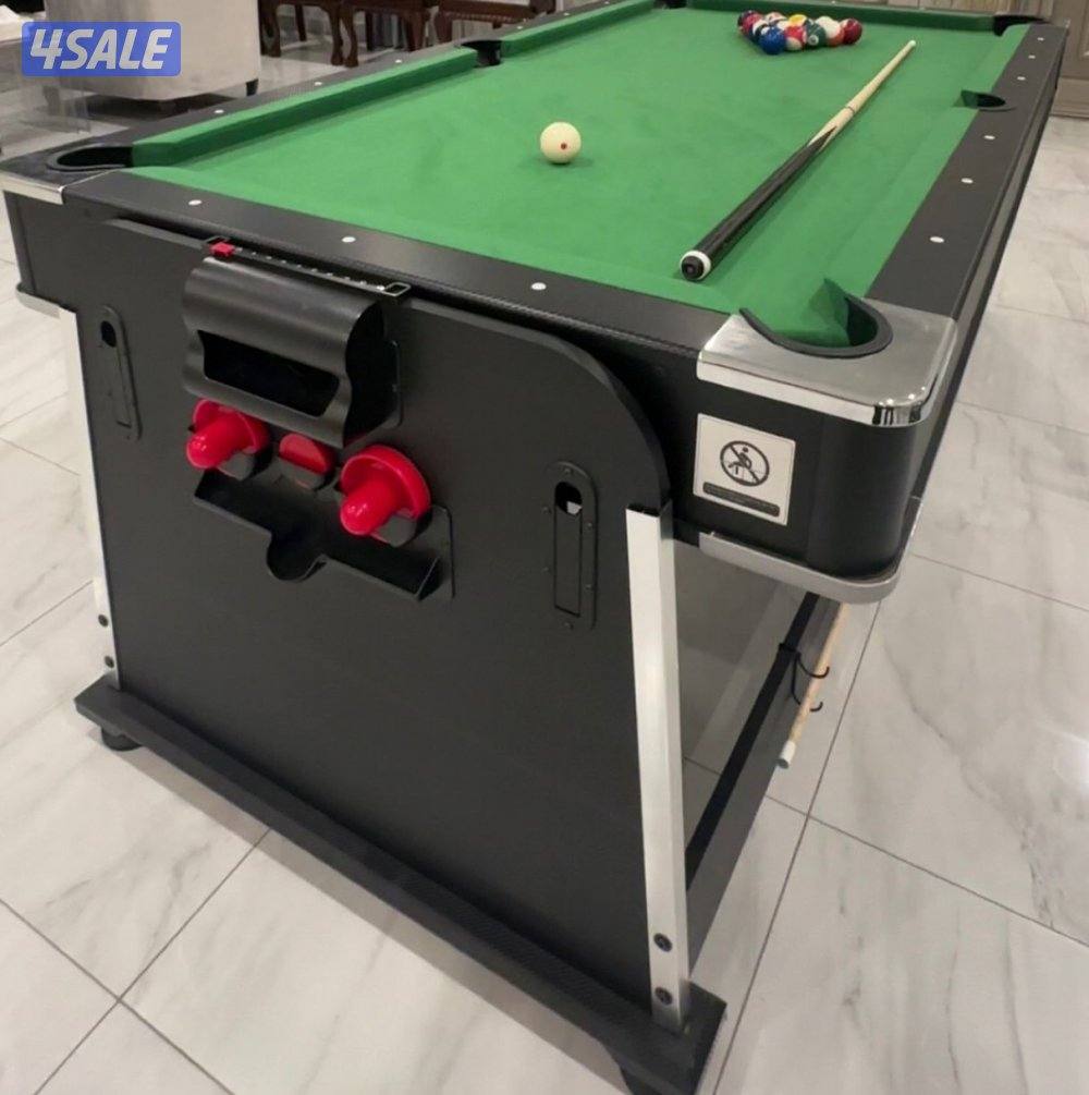 للبيع طاوله تتحول بلياردو وتنس وهوكي2