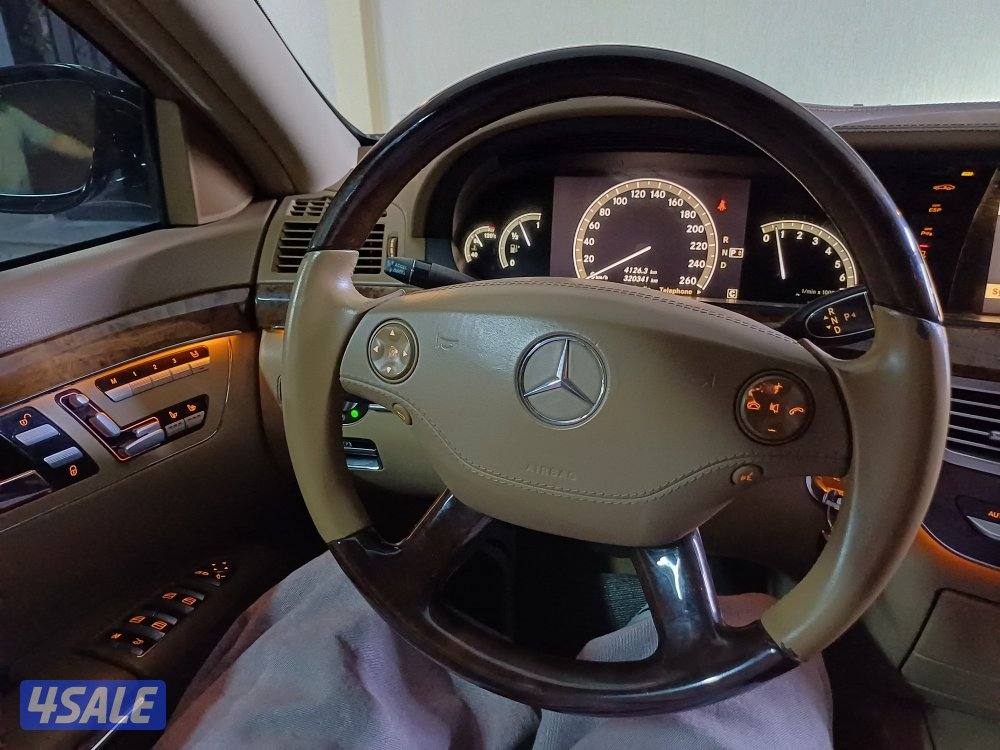 مرسيدس 2007  500s كامل المواصفات نظيف داخليه نظيفه طبلون وديكور واخشاب12