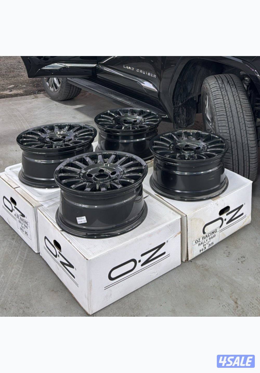 رنقات OZ مقاس 17 6 براغي بحالة المصنع كراتينهم0