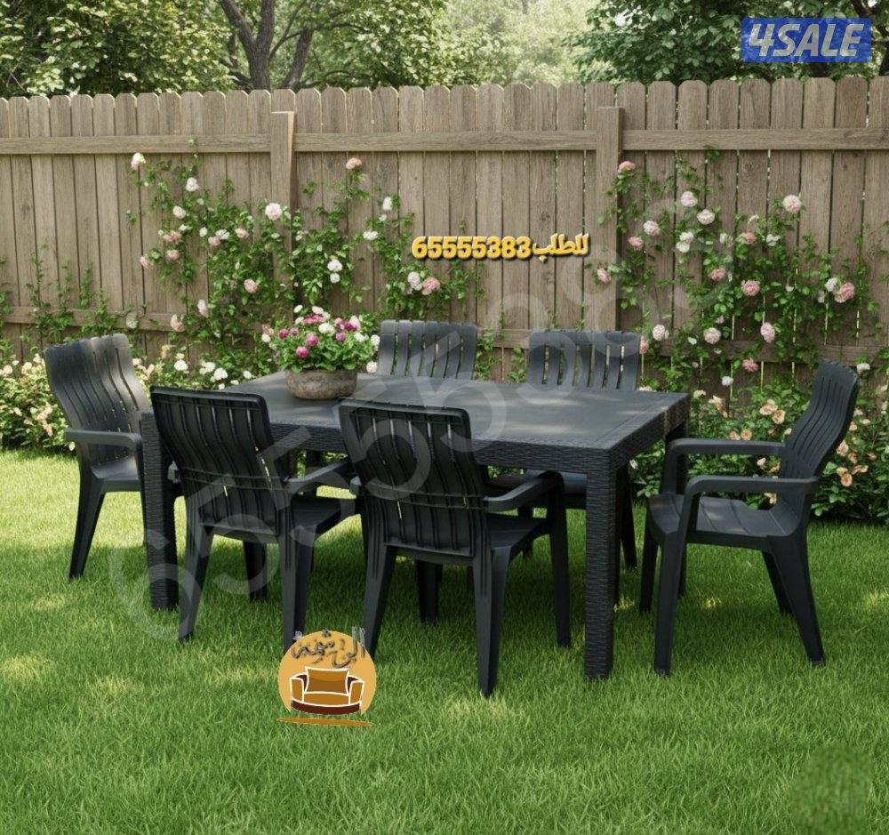 📌طاولات طعام خارجيه وداخليه للحدائق والمطاعم والمقاهي والشاليهات11