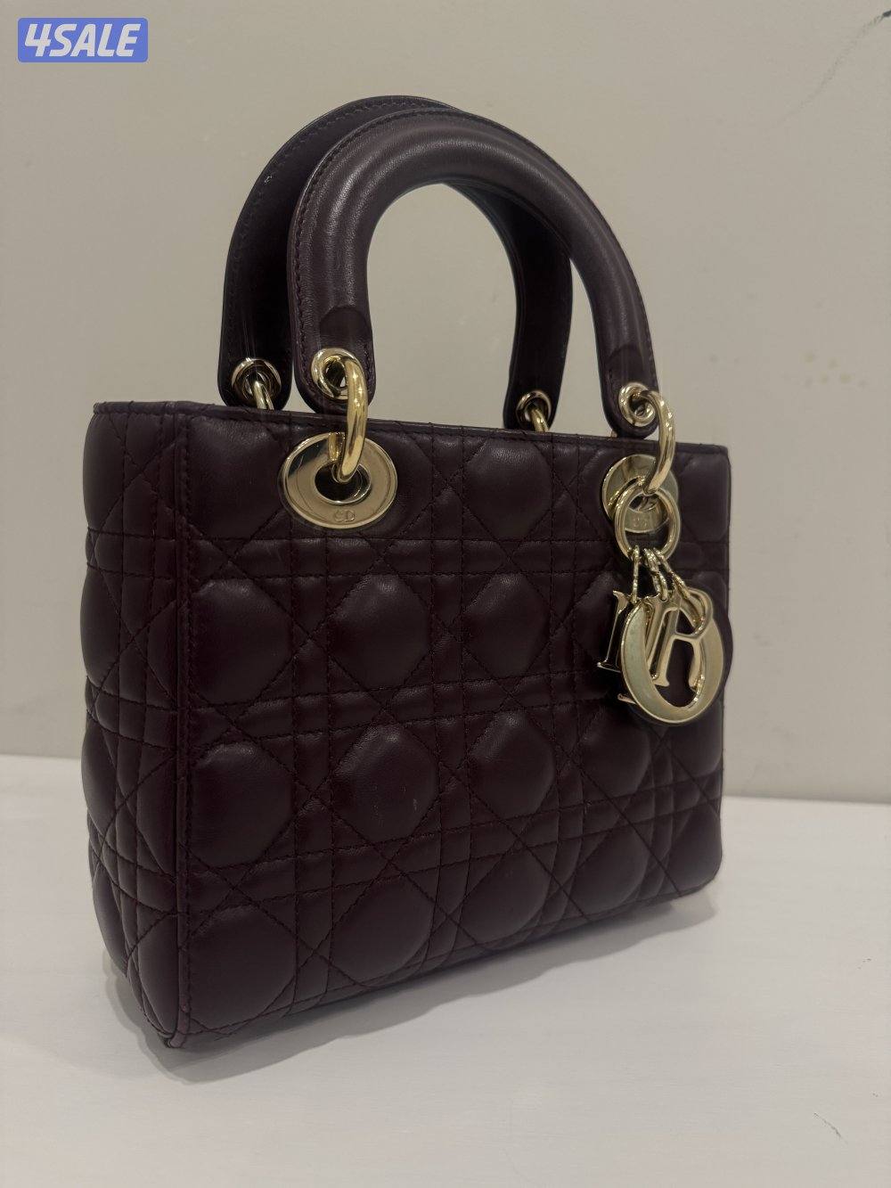 جنطة ليدي ديور ميني لون برغندي0