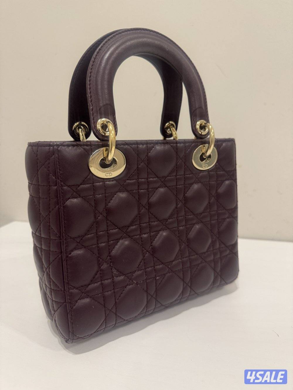 جنطة ليدي ديور ميني لون برغندي1