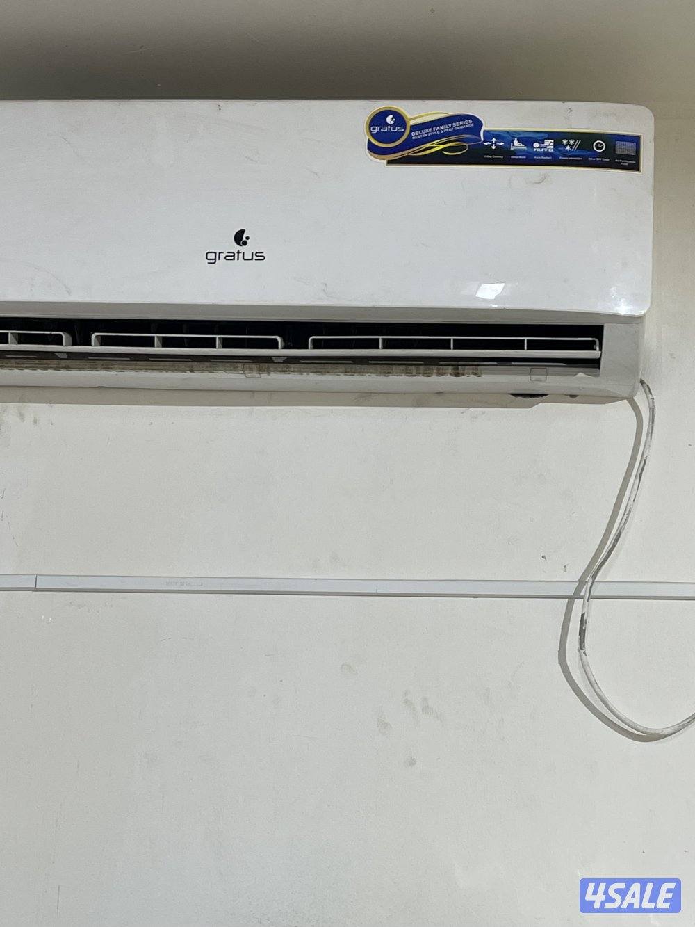 مكيف طن ونص ماركة gratus0