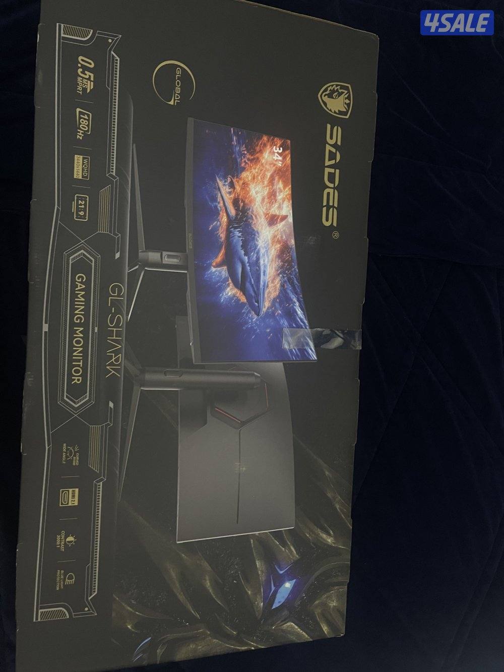 للبيع شاشه 2k 32 بوصه منحنيه كفاله سنه3