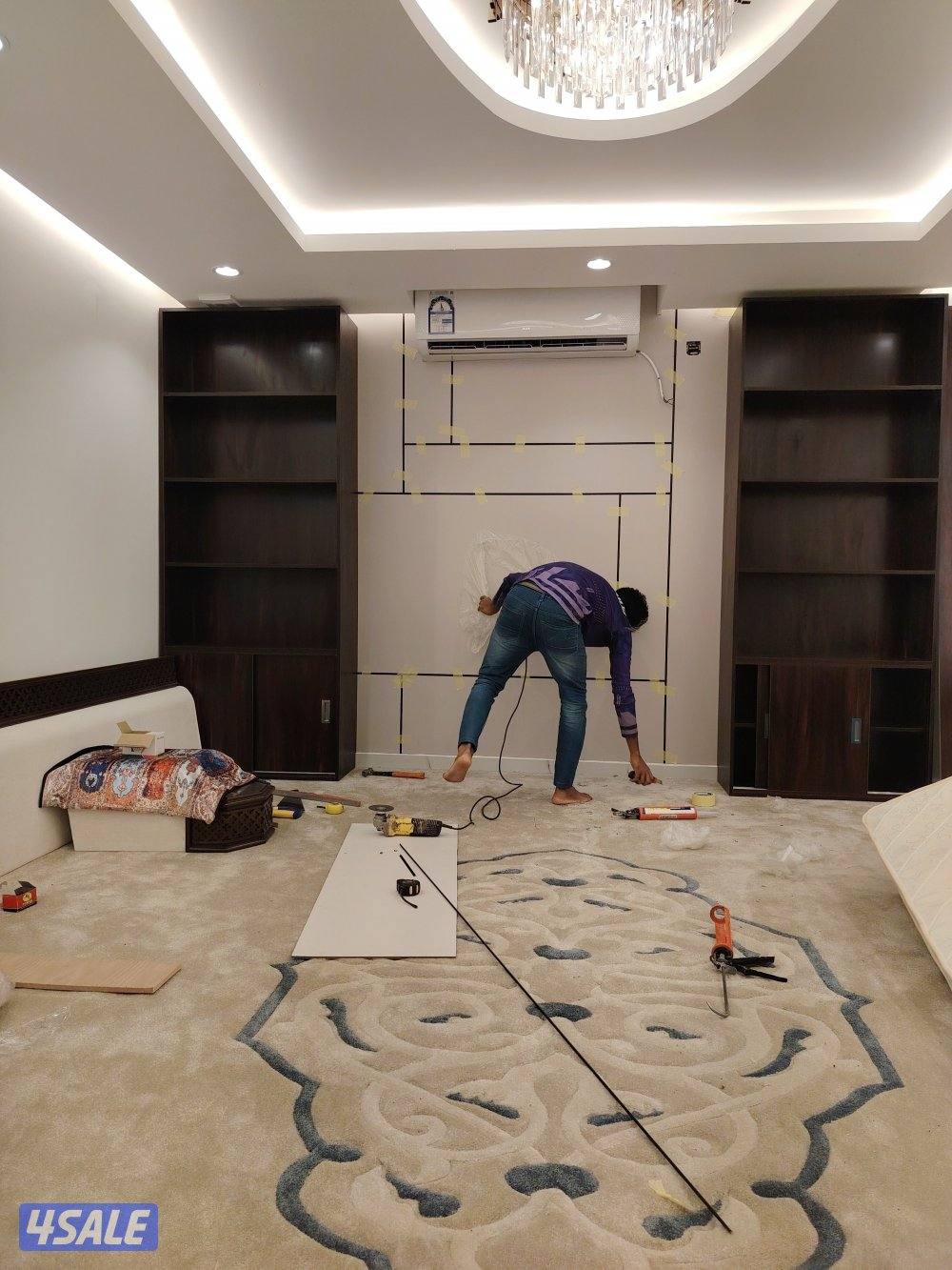 ابو فارس للاصباغ وتركيب ورق الجدران انسب الاسعار1