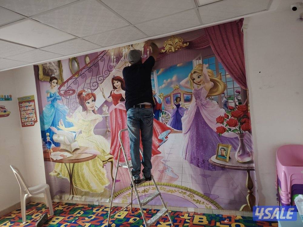 ابو فارس للاصباغ وتركيب ورق الجدران انسب الاسعار3