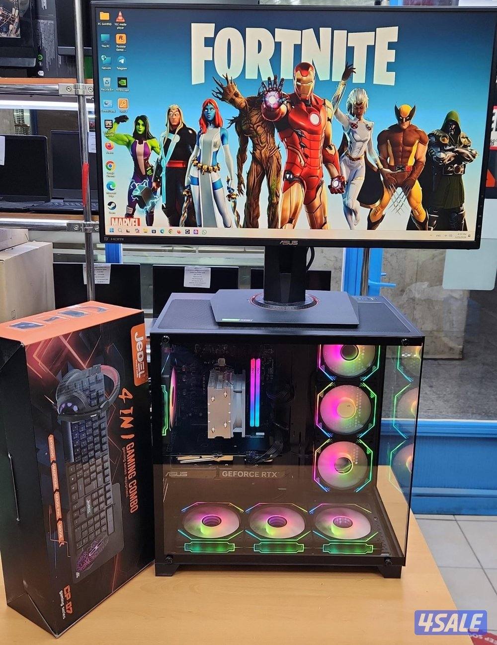 للبيع بي سي جيمنقCore i5 13Gen/16GB DDR4/ 1TBSSD /4060RTX 8 GB1