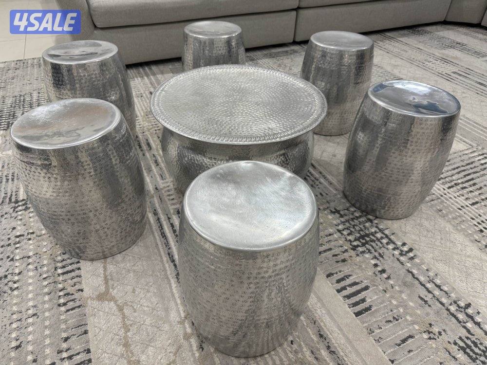 للبيع طاوله الومنيوم و6 كراسي1