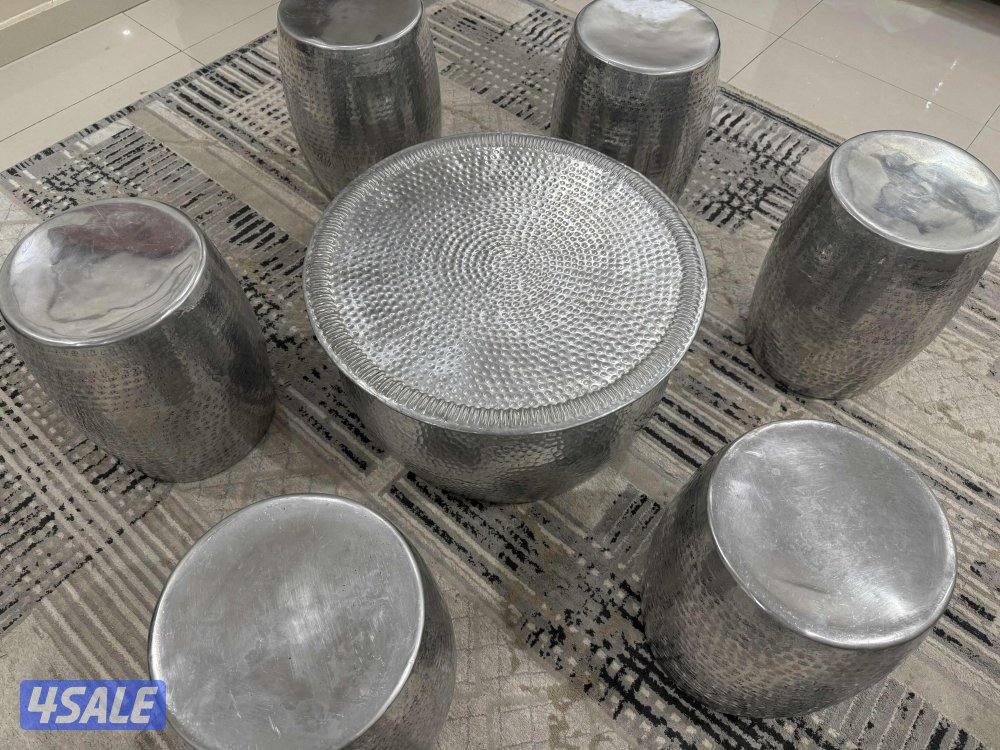 للبيع طاوله الومنيوم و6 كراسي2