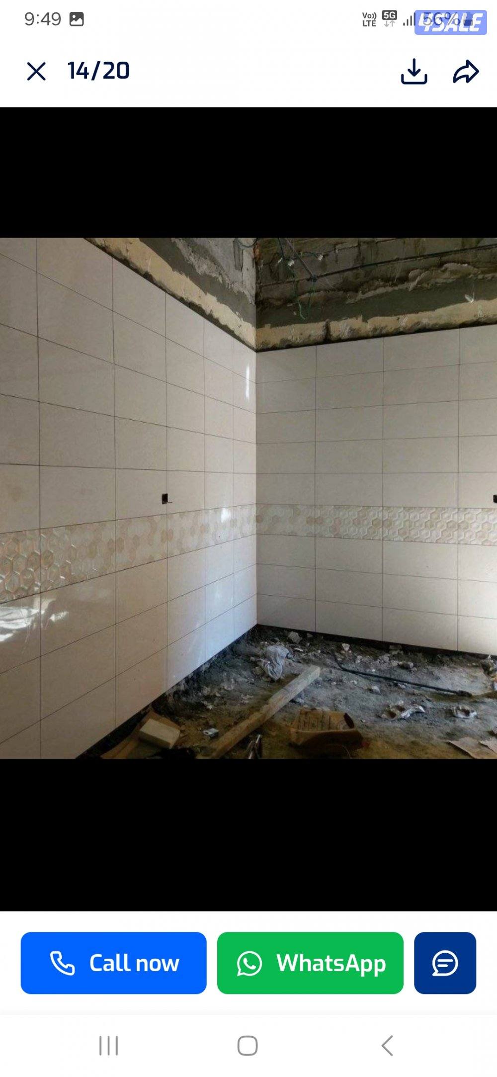 قاسم علي سراميك تكسير تركيب حمام مطبغ ارضيات ارخام باب شباك تكسير طوفه7