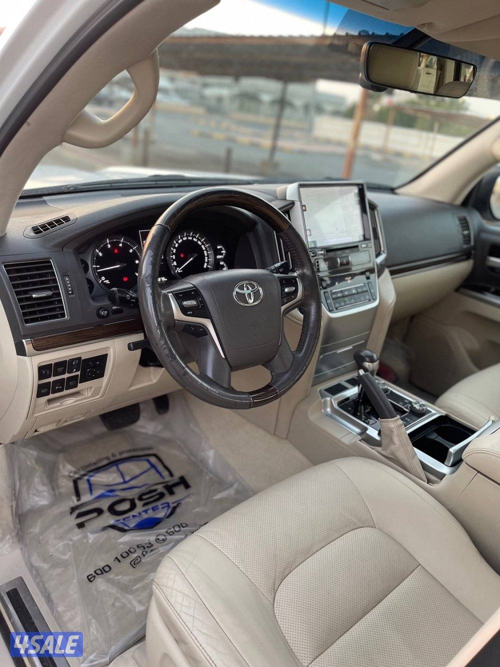 تويوتا لاند كروز VXR وارد قطر صبغ الوكاله شرط الفحص7